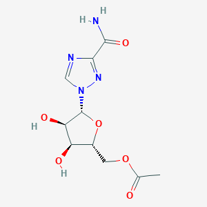 molecular formula C10H14N4O6 B135905 5'-O-乙酰核糖维林 CAS No. 58151-87-4