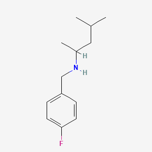 [(4-Fluorophenyl)methyl](4-methylpentan-2-yl)amine