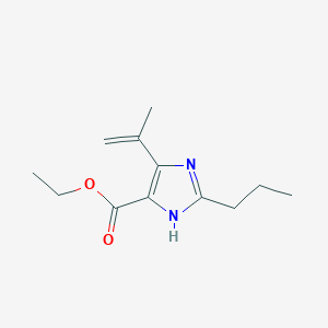 Ethyl 4-(prop-1-en-2-yl)-2-propyl-1H-imidazole-5-carboxylate