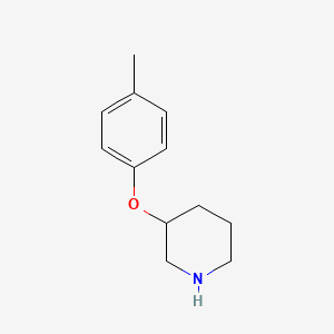 molecular formula C12H17NO B1359081 3-(4-甲基苯氧基)哌啶 CAS No. 63843-39-0