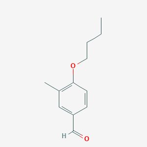 molecular formula C12H16O2 B1359084 4-Butoxy-3-methylbenzaldehyde CAS No. 820236-97-3