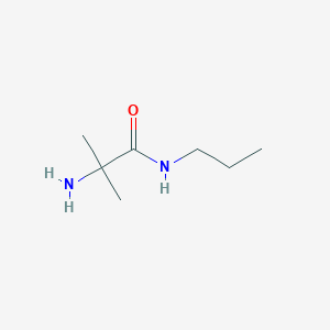 molecular formula C7H16N2O B1359088 2-methyl-N-propylalaninamide CAS No. 63276-17-5