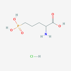 molecular formula C5H13ClNO5P B135909 rac 5-Phosphono Norvaline Hydrochloride CAS No. 95306-96-0