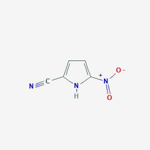 molecular formula C5H3N3O2 B1359092 5-Nitro-1H-pyrrole-2-carbonitrile CAS No. 67903-53-1