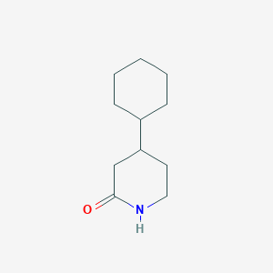molecular formula C11H19NO B1359099 4-Cyclohexylpiperidin-2-one 