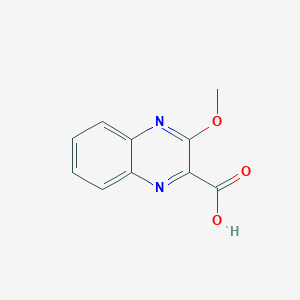 molecular formula C10H8N2O3 B1359102 3-甲氧基喹喔啉-2-甲酸 CAS No. 55495-69-7