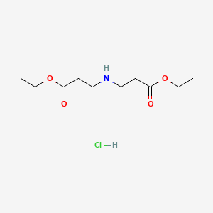molecular formula C10H20ClNO4 B1359108 Ethyl 3-[(3-ethoxy-3-oxopropyl)amino]propanoate hydrochloride 