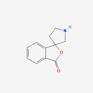 molecular formula C11H11NO2 B1359110 3H-Spiro[2-benzofuran-1,3'-pyrrolidin]-3-one CAS No. 56658-23-2