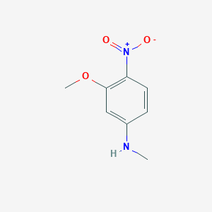 molecular formula C8H10N2O3 B1359116 3-甲氧基-N-甲基-4-硝基苯胺 CAS No. 1017782-97-6