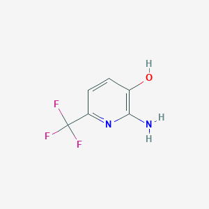 molecular formula C6H5F3N2O B1359119 2-Amino-6-(trifluoromethyl)pyridin-3-ol CAS No. 1227515-04-9
