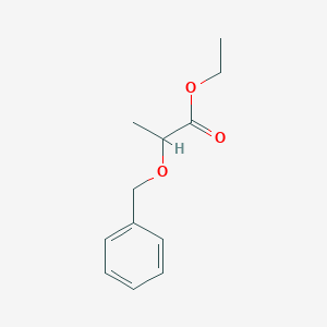 molecular formula C12H16O3 B135912 Ethyl 2-(benzyloxy)propanoate CAS No. 2040-44-0