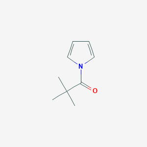 molecular formula C9H13NO B1359132 2,2-Dimethyl-1-(1H-pyrrol-1-yl)propan-1-one CAS No. 411208-03-2