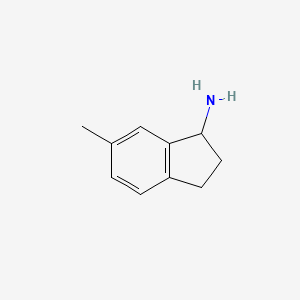 molecular formula C10H13N B1359142 6-Methyl-2,3-dihydro-1H-inden-1-amine CAS No. 361389-84-6