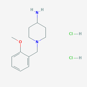 molecular formula C13H22Cl2N2O B1359145 1-(2-Methoxybenzyl)piperidin-4-amine dihydrochloride CAS No. 57645-62-2