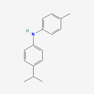 molecular formula C16H19N B1359148 p-Isopropylphenyl-p-tolyl-amine CAS No. 494834-22-9
