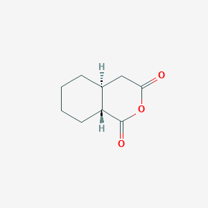 molecular formula C9H12O3 B1359150 (4aS,8aR)-Hexahydro-1H-2-benzopyran-1,3(4H)-dione CAS No. 27866-85-9