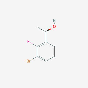 molecular formula C8H8BrFO B13591539 (S)-1-(3-Bromo-2-fluorophenyl)ethan-1-ol 