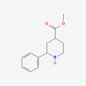 molecular formula C13H17NO2 B1359154 2-苯基哌啶-4-甲酸甲酯 CAS No. 351003-06-0