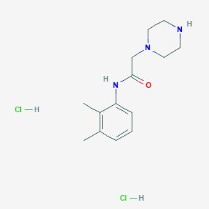 molecular formula C14H23Cl2N3O B13591589 N-(2,3-dimethylphenyl)-2-(piperazin-1-yl)acetamidedihydrochloride 