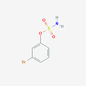 molecular formula C6H6BrNO3S B13591607 3-Bromophenyl sulfamate CAS No. 136167-10-7