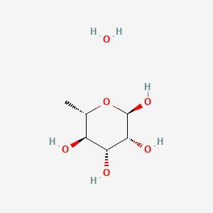 molecular formula C6H12O5.H2O<br>C6H14O6 B1359163 Rhamnose monohydrate CAS No. 6155-35-7
