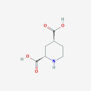 molecular formula C7H11NO4 B1359165 cis-Piperidine-2,4-dicarboxylic acid CAS No. 84211-45-0