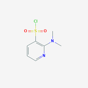 molecular formula C7H9ClN2O2S B13591666 2-(Dimethylamino)pyridine-3-sulfonyl chloride 