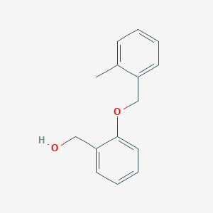 molecular formula C15H16O2 B1359180 [2-[(2-Methylphenyl)methoxy]phenyl]methanol CAS No. 478189-91-2