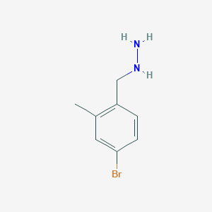 molecular formula C8H11BrN2 B13591836 (4-Bromo-2-methylbenzyl)hydrazine 