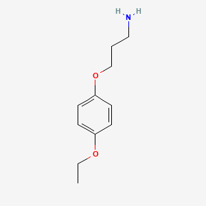molecular formula C11H17NO2 B13591841 3-(4-Ethoxyphenoxy)propan-1-amine 
