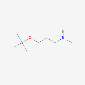 molecular formula C8H19NO B13591900 3-(Tert-butoxy)-N-methylpropan-1-amine 