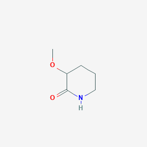 molecular formula C6H11NO2 B1359197 3-Methoxypiperidin-2-one CAS No. 25219-59-4