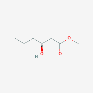 molecular formula C8H16O3 B13591978 methyl (3S)-3-hydroxy-5-methylhexanoate CAS No. 184958-22-3