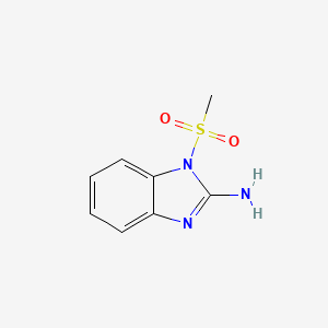 molecular formula C8H9N3O2S B1359198 1-(Methylsulfonyl)-1H-benzimidazol-2-amine CAS No. 915922-50-8