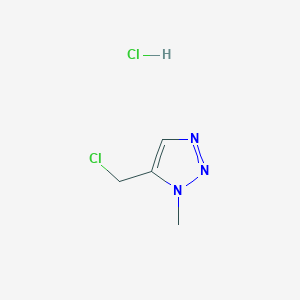 5-(chloromethyl)-1-methyl-1H-1,2,3-triazole hydrochloride