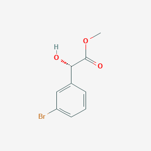 molecular formula C9H9BrO3 B13592145 methyl(2S)-2-(3-bromophenyl)-2-hydroxyacetate 