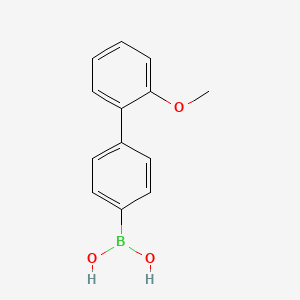 molecular formula C13H13BO3 B1359215 4-(2-甲氧基苯基)苯硼酸 CAS No. 1107041-07-5
