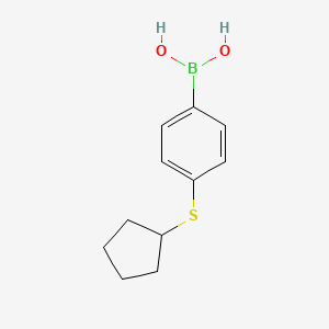 4-(Cyclopentylsulfanyl)phenylboronic acid