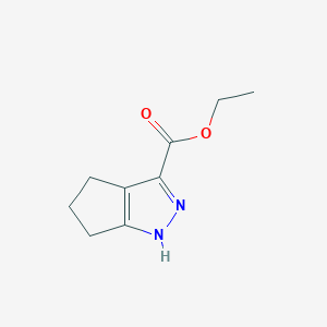 B1359220 Ethyl 1,4,5,6-tetrahydrocyclopenta[c]pyrazole-3-carboxylate CAS No. 5932-31-0