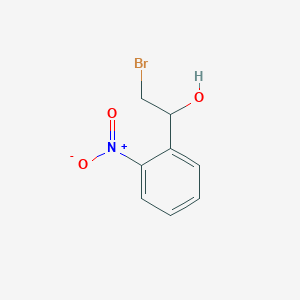 molecular formula C8H8BrNO3 B13592222 2-Bromo-1-(2-nitrophenyl)ethanol 
