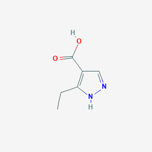 molecular formula C6H8N2O2 B1359223 5-ethyl-1H-pyrazole-4-carboxylic acid CAS No. 1007541-72-1