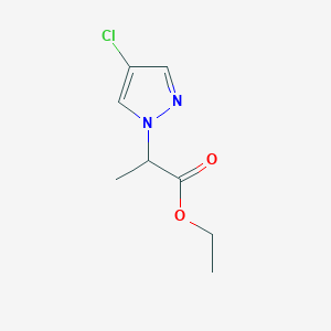 ethyl 2-(4-chloro-1H-pyrazol-1-yl)propanoate