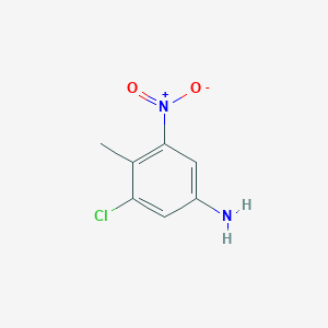 molecular formula C7H7ClN2O2 B1359237 3-Chloro-4-methyl-5-nitroaniline CAS No. 937674-66-3