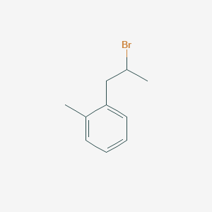 molecular formula C10H13Br B13592384 1-(2-Bromopropyl)-2-methylbenzene 
