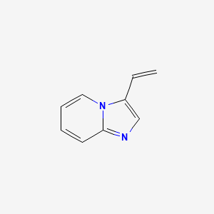 molecular formula C9H8N2 B13592390 3-Ethenylimidazo[1,2-a]pyridine 