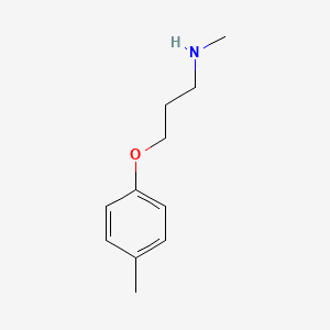molecular formula C11H17NO B1359242 N-Methyl-3-(p-tolyloxy)propan-1-amine CAS No. 915923-08-9