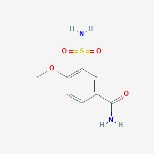 4-Methoxy-3-sulfamoylbenzamide