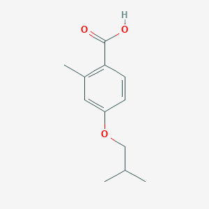 molecular formula C12H16O3 B1359246 4-Isobutoxy-2-methylbenzoic acid CAS No. 175153-57-8