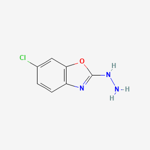 6-Chloro-2-hydrazino-1,3-benzoxazole