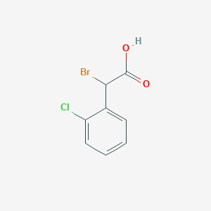 molecular formula C8H6BrClO2 B135925 α-溴-2-氯苯乙酸 CAS No. 29270-30-2